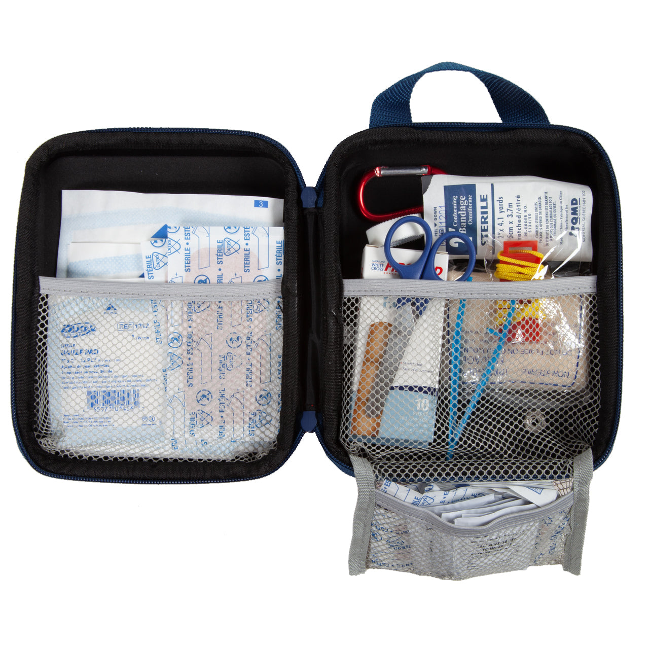 85 Piece - Large Hard-Shell Foam First Aid Kit - Case of 6