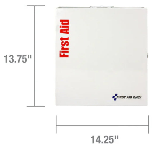 50 Person Large Metal SmartCompliance First Aid Cabinet with Medication