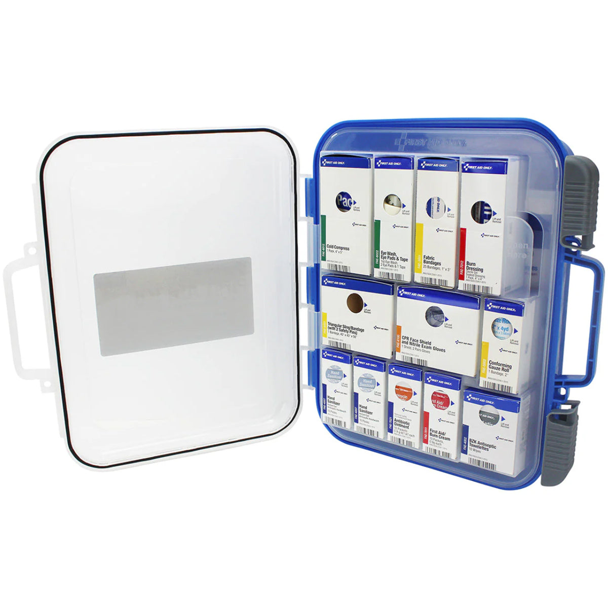 SmartCompliance Mobile 25 Person ANSI A Clear Front First Aid Kit, ANSI 2021 Compliant