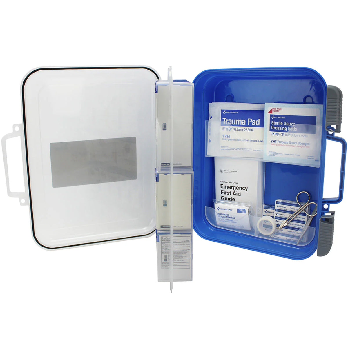 SmartCompliance Mobile 25 Person ANSI A Clear Front First Aid Kit, ANSI 2021 Compliant