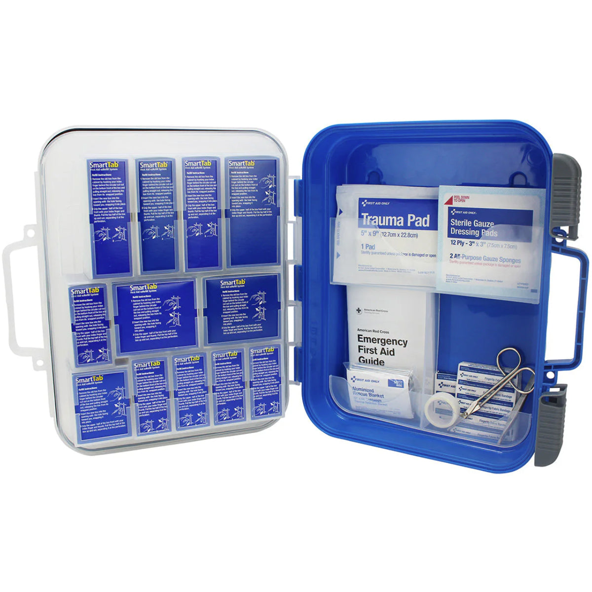 SmartCompliance Mobile 25 Person ANSI A Clear Front First Aid Kit, ANSI 2021 Compliant