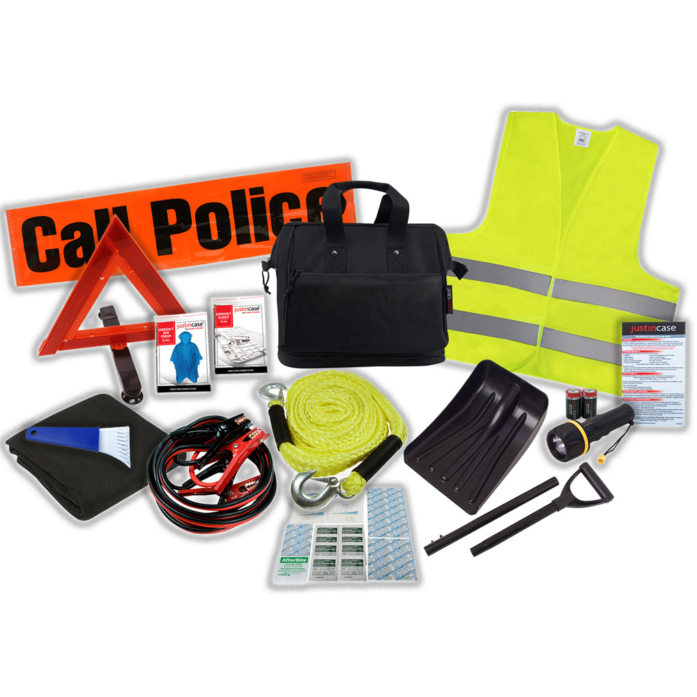 Cold Weather Auto Safety Kit - 6 Gauge Booster Cables