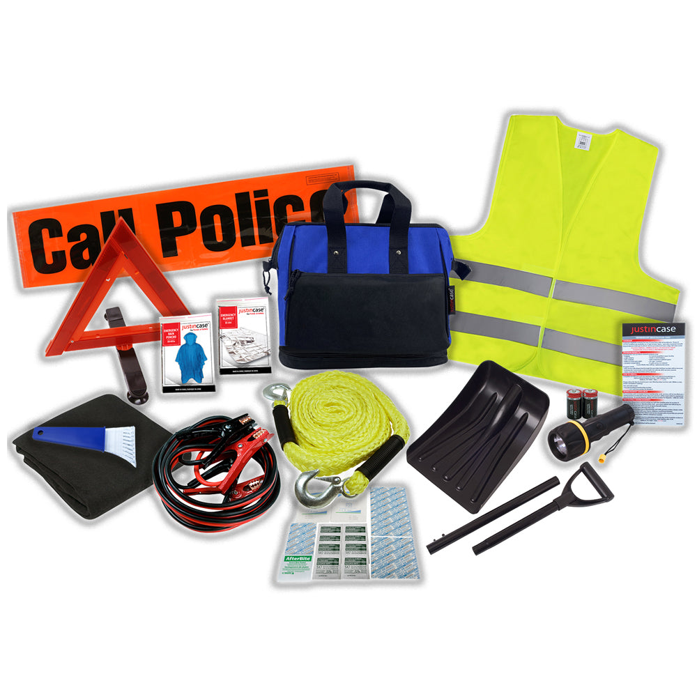 Cold Weather Auto Safety Kit - 6 Gauge Booster Cables