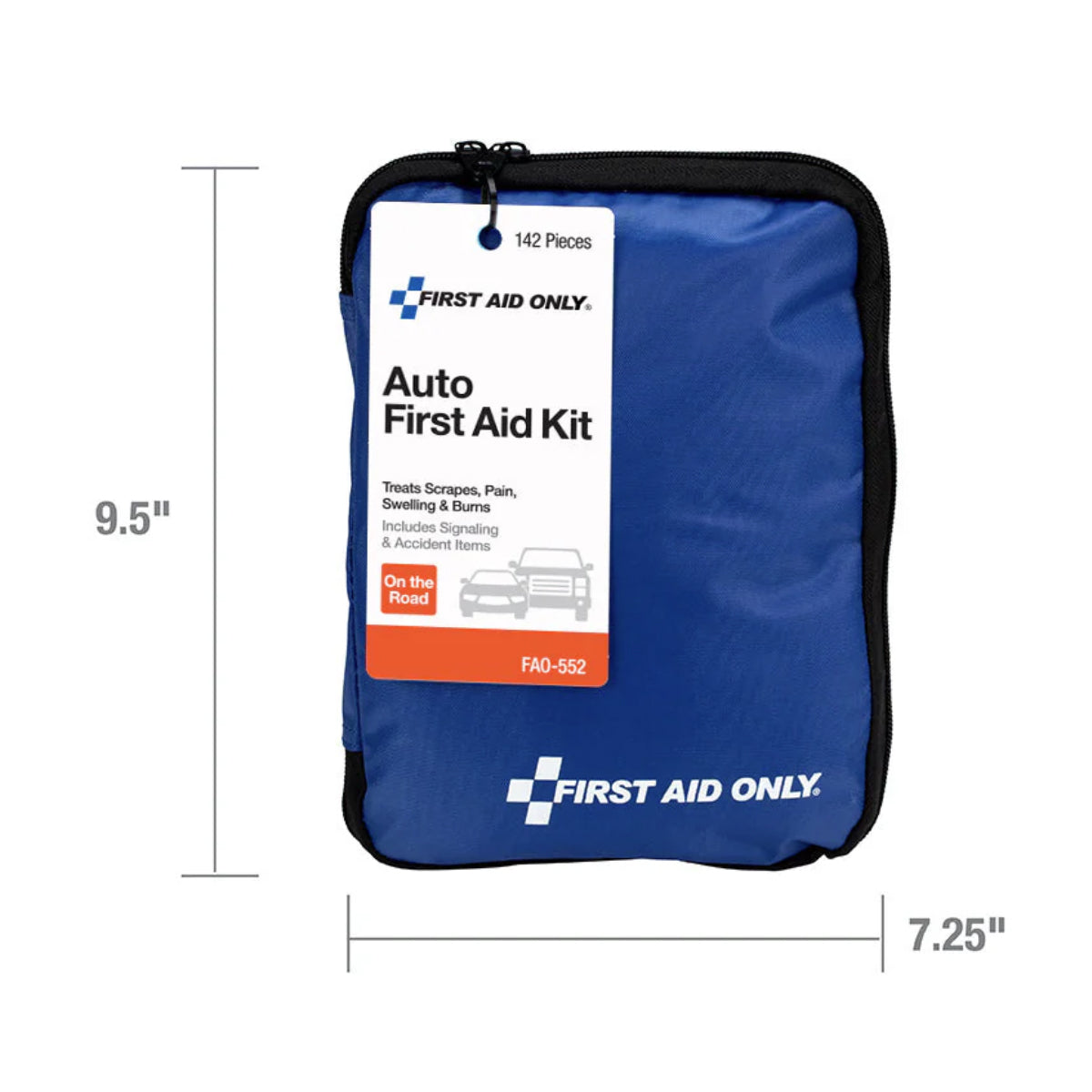 Vehicle First Aid Kit, 143 Piece, Fabric Case - Set of 6