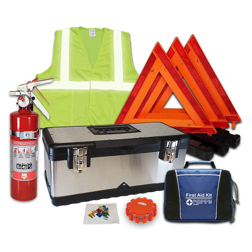 USKITS DOT OSHA Safety Kit in Metal Box