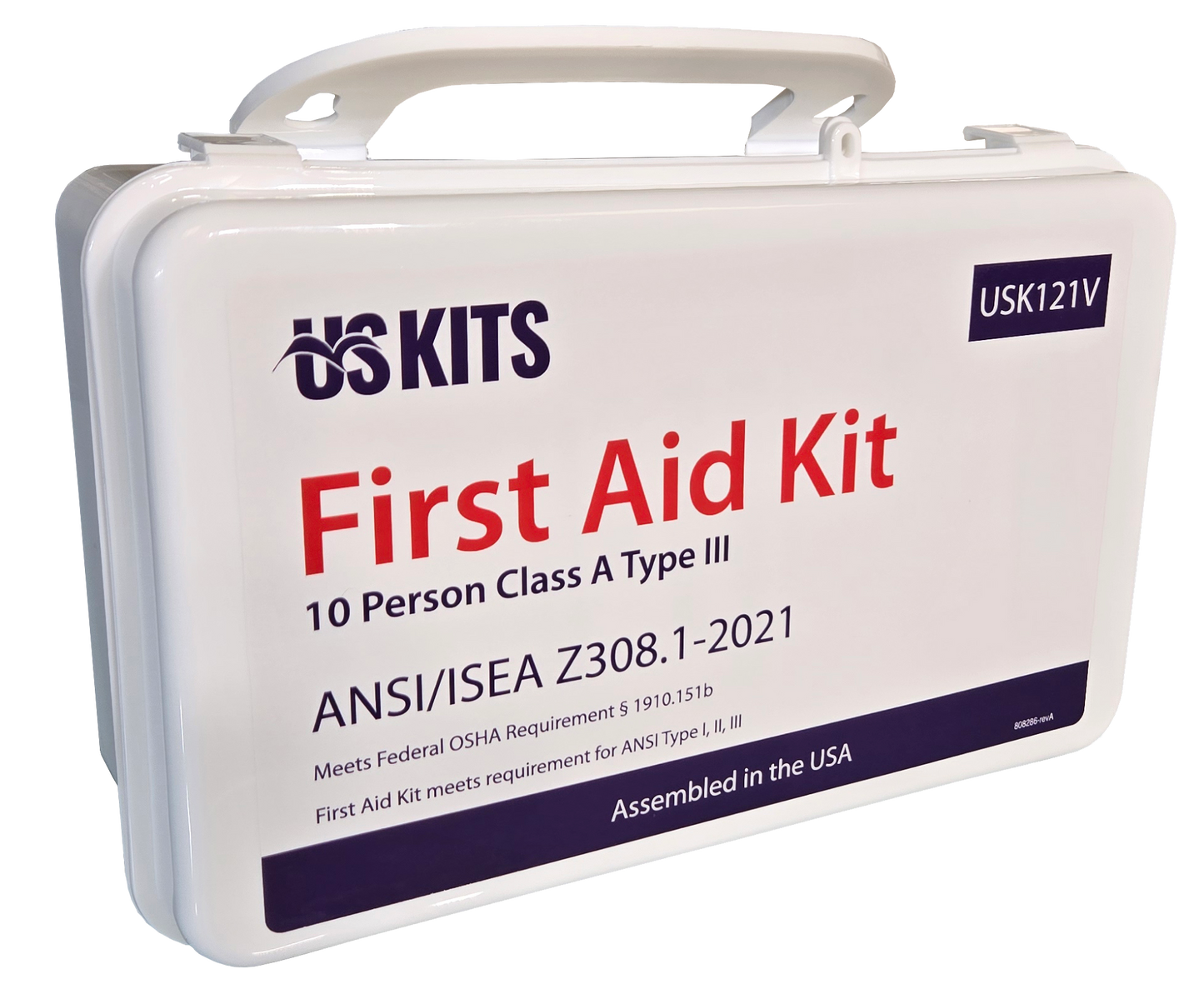 DOT Compliant Auto Emergency Kit with US Made 2.5lb ABC Fire Extinguisher