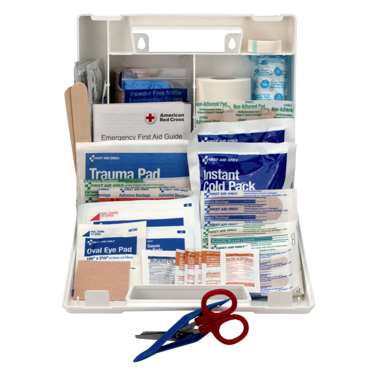 10 Person Sports First Aid Kit in Plastic Case