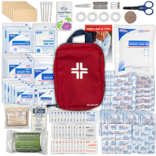 171 Piece - Base Camp First Aid Kit - Case of 6