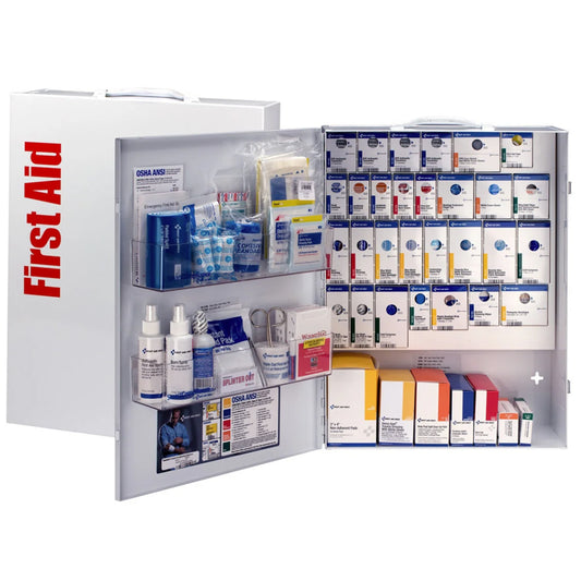 150 Person XL Metal SmartCompliance Food Service First Aid Cabinet without Medications