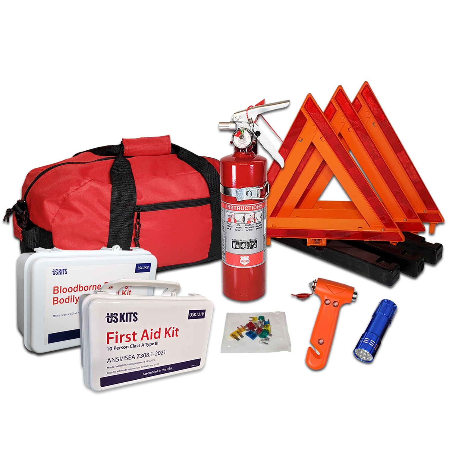 DOT OSHA Compliant Kit for NEMT and Passenger Transport - Essential DOT Truck Safety Kits