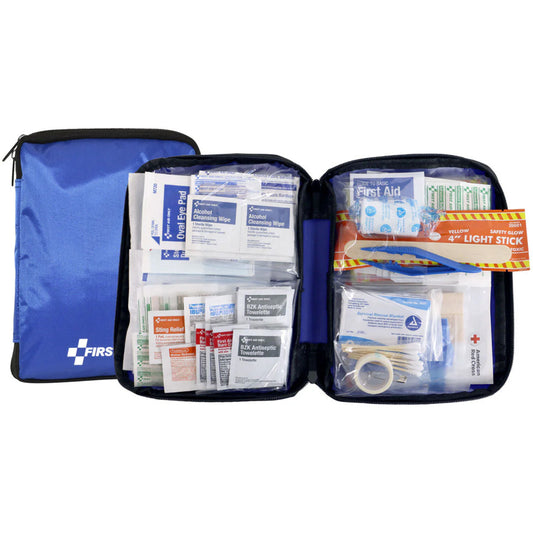 Vehicle First Aid Kit, 143 Piece, Fabric Case - Set of 6