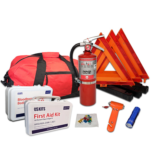 DOT Compliant Kit Featuring 5lb 3A40BC Fire Extinguisher for Enhanced Truck Safety