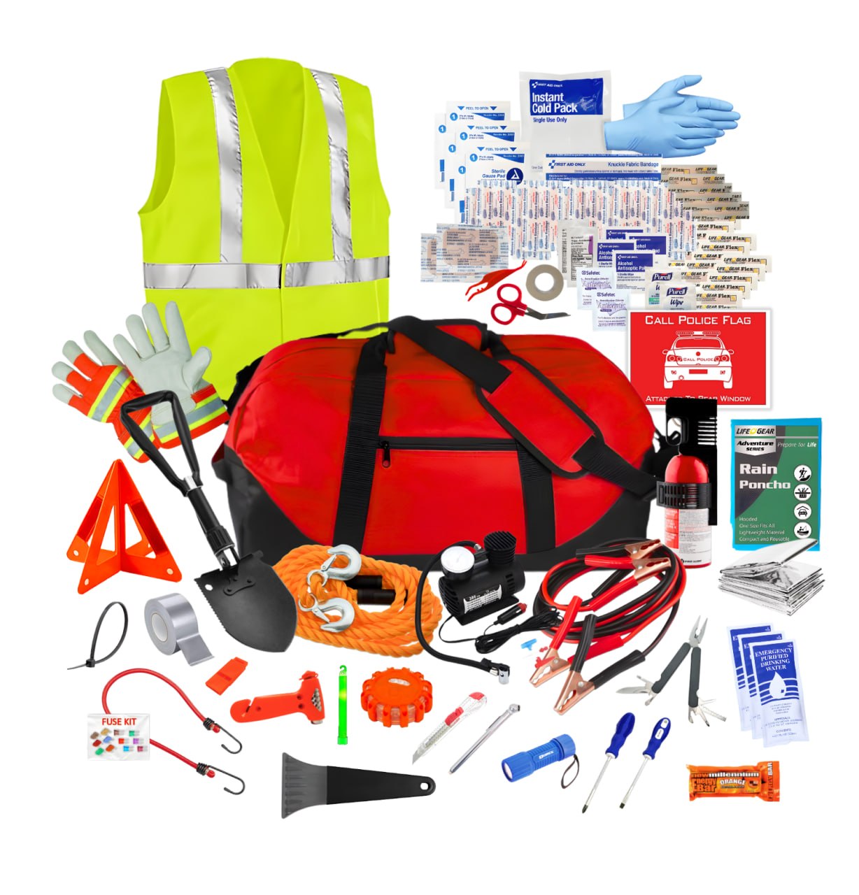 USKITS Ultimate Auto Emergency Kit - The Best Choice Among Popular Car Emergency Kits for Every Driver